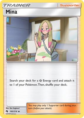 Mina card from SM - Lost Thunder