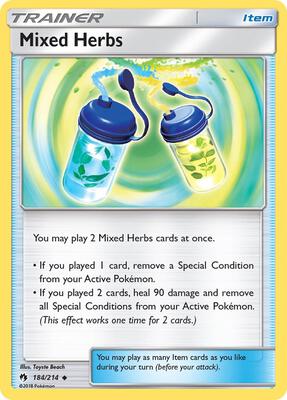 Mixed Herbs card from SM - Lost Thunder