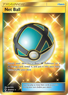Net Ball (Secret) card from SM - Lost Thunder