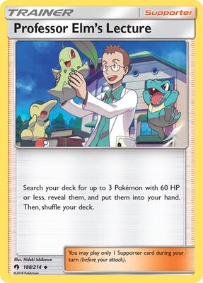 Professor Elm's Lecture card from SM - Lost Thunder
