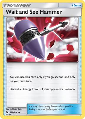 Wait and See Hammer card from SM - Lost Thunder
