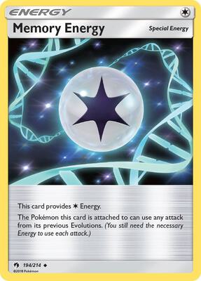 Memory Energy card from SM - Lost Thunder
