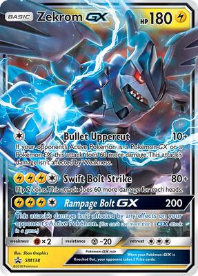 Zekrom GX - SM138 card from SM Promos