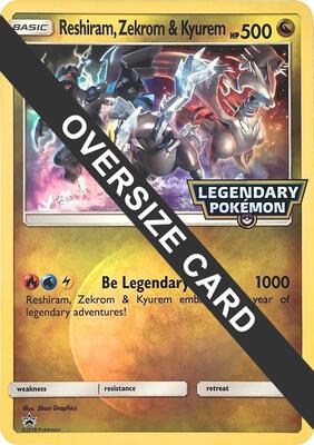 Reshiram, Zekrom & Kyurem card from Jumbo Cards