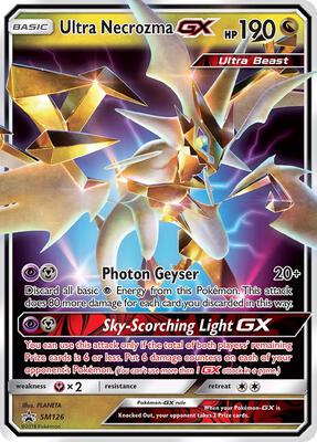 Ultra Necrozma GX - SM126 card from SM Promos