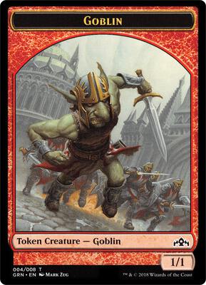Goblin // Soldier (006) Double-Sided Token card from Guilds of Ravnica: Guild Kits