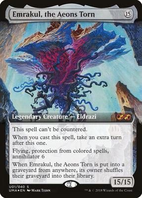 Emrakul, the Aeons Torn card from Ultimate Masters: Box Toppers