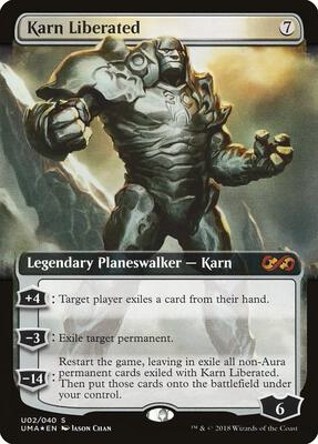 Karn Liberated card from Ultimate Masters: Box Toppers