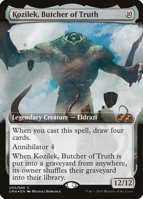 Kozilek, Butcher of Truth card from Ultimate Masters: Box Toppers
