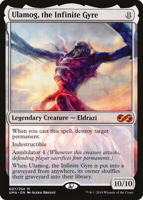 Ulamog, the Infinite Gyre card from Ultimate Masters