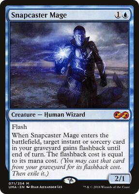 Snapcaster Mage card from Ultimate Masters