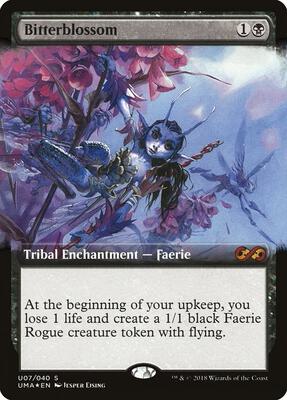 Bitterblossom card from Ultimate Masters: Box Toppers