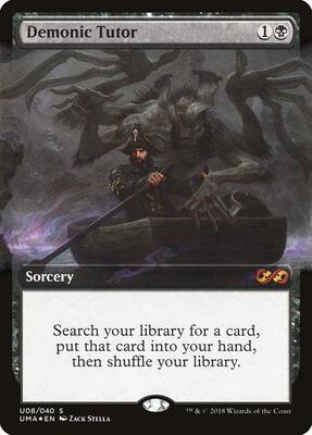 Demonic Tutor card from Ultimate Masters: Box Toppers