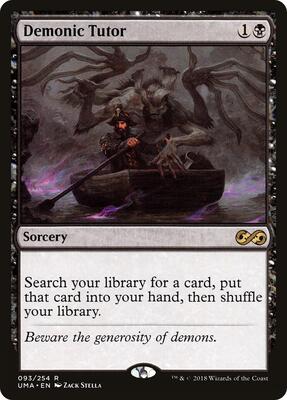 Demonic Tutor card from Ultimate Masters