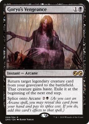 Goryo's Vengeance card from Ultimate Masters