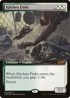 Kitchen Finks card from Ultimate Masters: Box Toppers