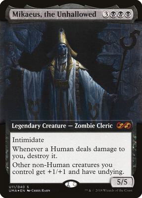 Mikaeus, the Unhallowed card from Ultimate Masters: Box Toppers