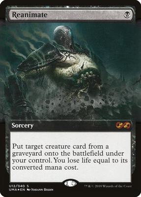 Reanimate card from Ultimate Masters: Box Toppers