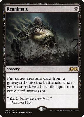 Reanimate card from Ultimate Masters