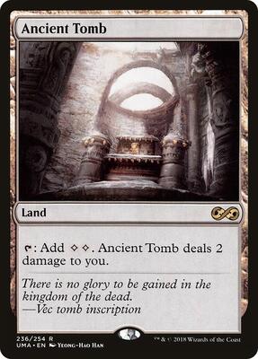 Ancient Tomb card from Ultimate Masters