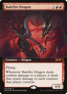 Balefire Dragon card from Ultimate Masters: Box Toppers