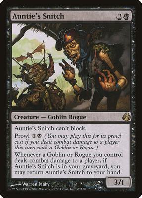 Auntie's Snitch card from Morningtide