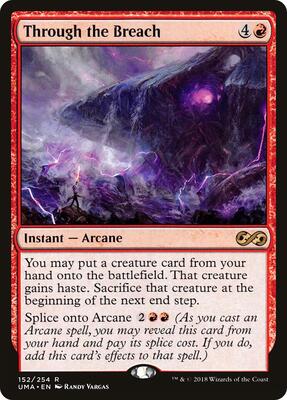 Through the Breach card from Ultimate Masters