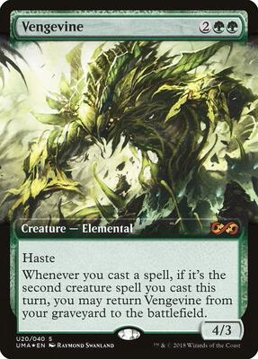 Vengevine card from Ultimate Masters: Box Toppers