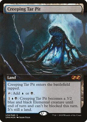 Creeping Tar Pit card from Ultimate Masters: Box Toppers
