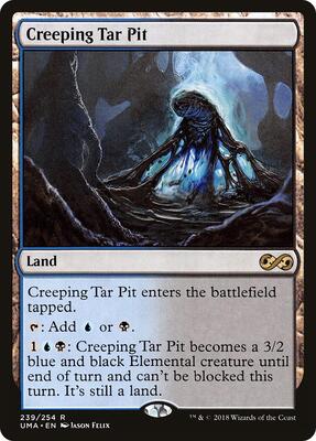 Creeping Tar Pit card from Ultimate Masters
