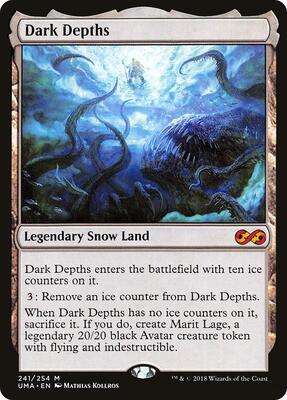 Dark Depths card from Ultimate Masters