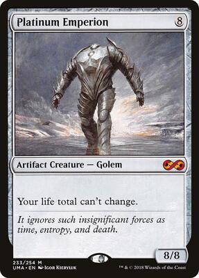 Platinum Emperion card from Ultimate Masters