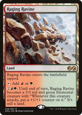 Raging Ravine card from Ultimate Masters