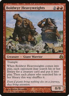 Boldwyr Heavyweights card from Morningtide