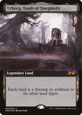 Urborg, Tomb of Yawgmoth card from Ultimate Masters: Box Toppers