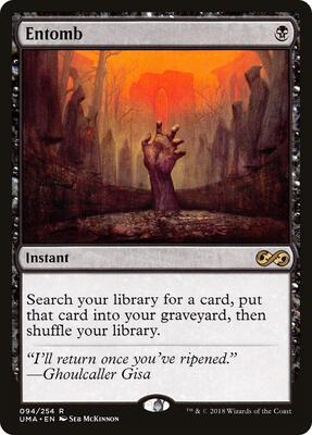 Entomb card from Ultimate Masters