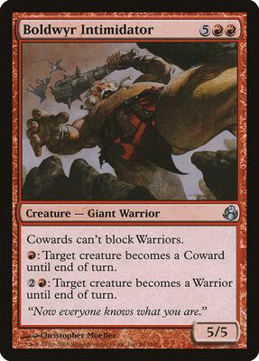 Boldwyr Intimidator card from Morningtide