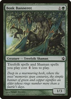 Bosk Banneret card from Morningtide