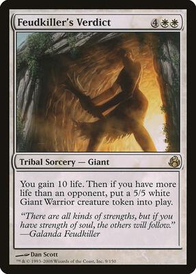 Feudkiller's Verdict card from Morningtide
