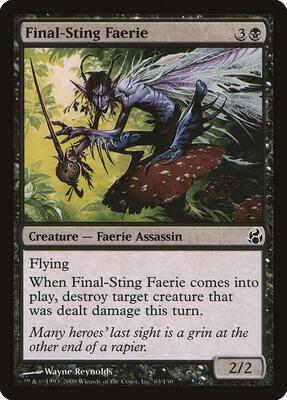 Final-Sting Faerie card from Morningtide