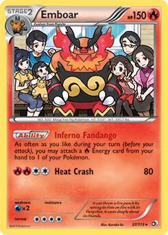 Emboar - 27/113 (Legendary Treasures) card from Deck Exclusives