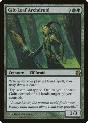 Gilt-Leaf Archdruid card from Morningtide