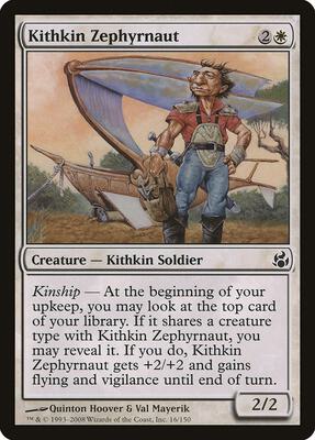 Kithkin Zephyrnaut card from Morningtide