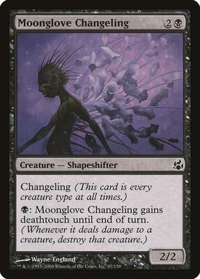 Moonglove Changeling card from Morningtide