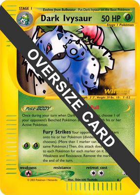 Dark Ivysaur - 6 (Best of Game 6 Promo) card from Jumbo Cards