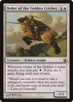 Order of the Golden Cricket card from Morningtide