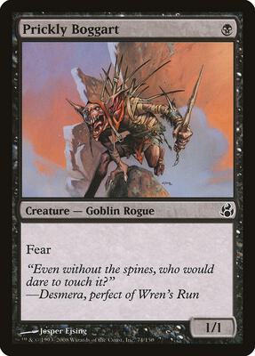 Prickly Boggart card from Morningtide