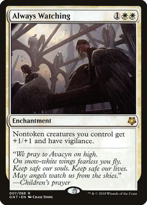 Always Watching card from Magic Game Night