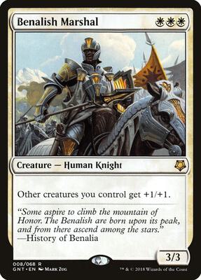 Benalish Marshal card from Magic Game Night