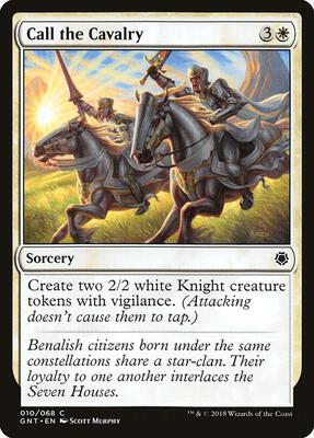 Call the Cavalry card from Magic Game Night